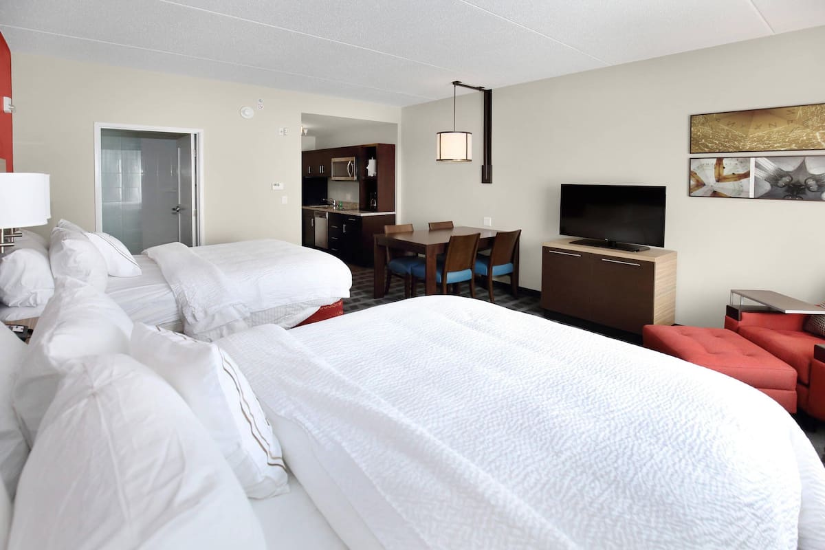 Studio, 2 Queen Beds | 1 bedroom, premium bedding, pillowtop beds, individually furnished