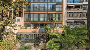 Uitzicht vanuit de kamer