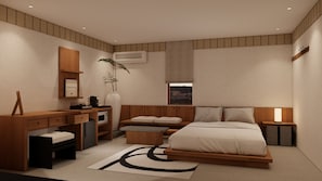 Deluxe Room | 1 bilik tidur, peralatan tempat tidur premium, busa memori, meja