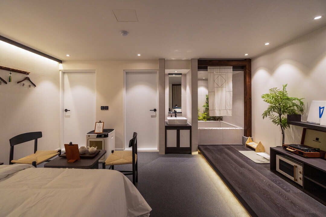 Premium bedding, memory-foam beds, soundproofing, free WiFi