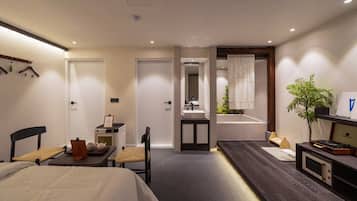 Premium bedding, memory-foam beds, soundproofing, free WiFi