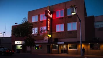 Front of property – evening/night