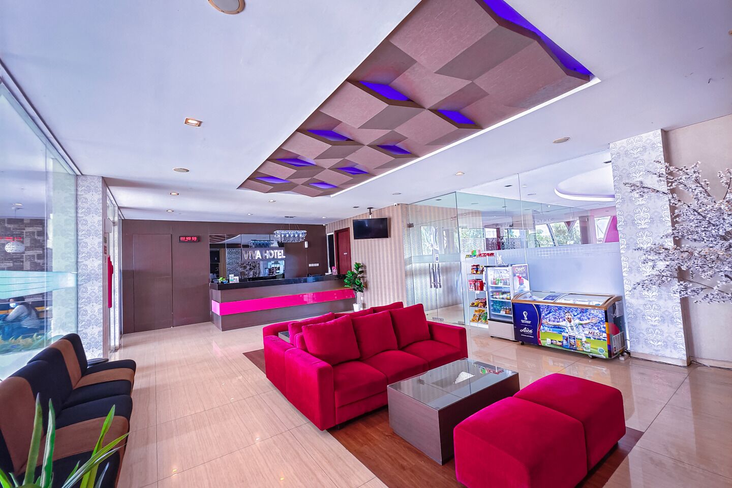 Coin salon dans le hall