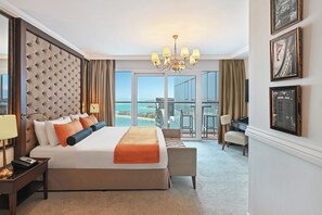 Premium Apartment, 1 Bedroom - Private Beach, Infinity Pool, Lazy River & Kids Club Access | 1 Schlafzimmer, hochwertige Bettwaren, Pillowtop-Betten, Zimmersafe