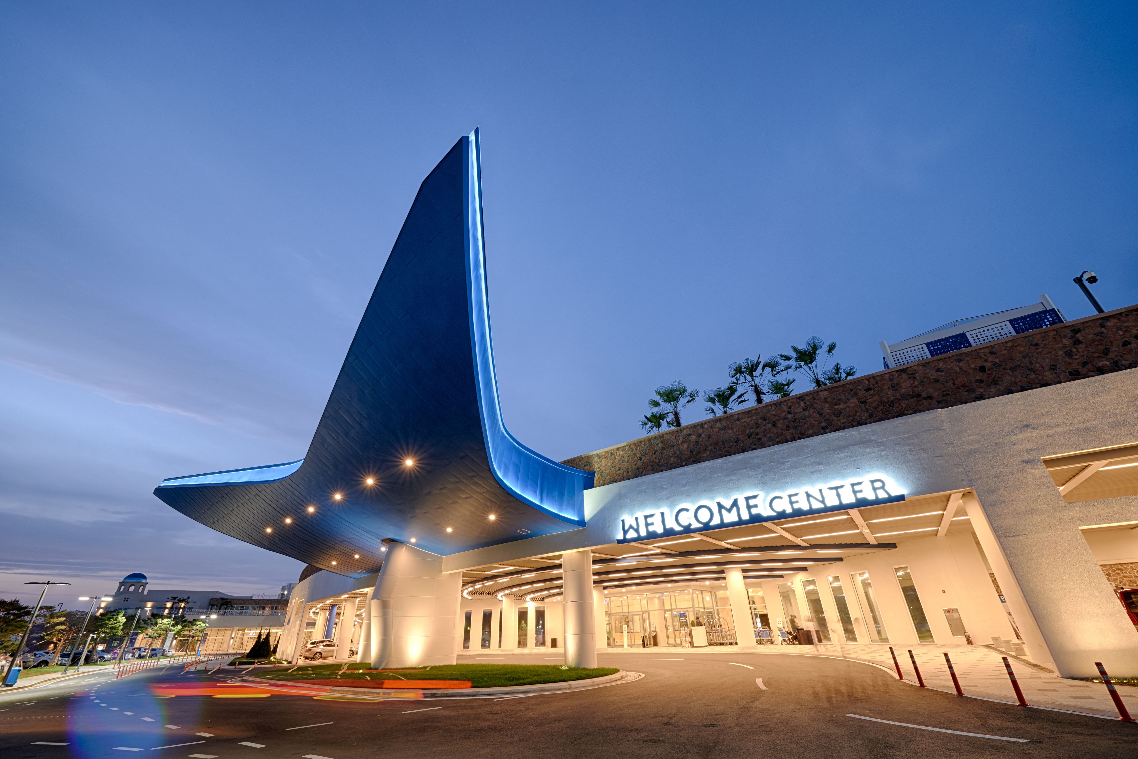 front of property – evening/night