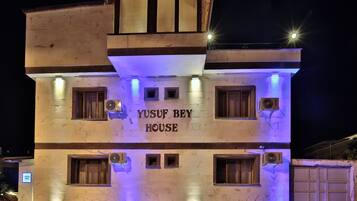 Front of property – evening/night