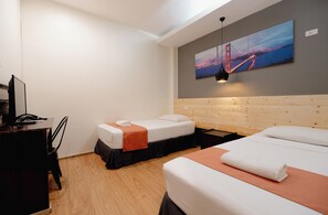Standard-Zweibettzimmer | Schreibtisch, kostenloses WLAN, Bettwäsche