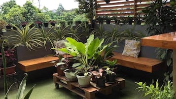 Terrasse sur le toit