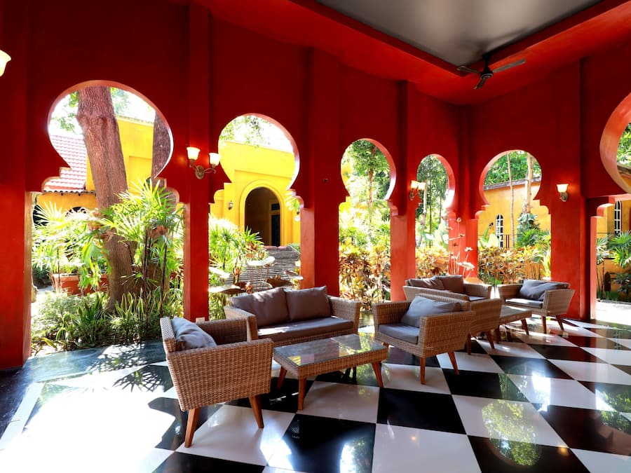 Sala de estar en el lobby