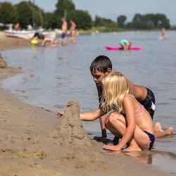 On the beach
