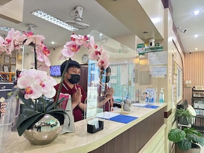 Check-in/check-out kiosk - Mixay Paradise Hotel (Vientiane)