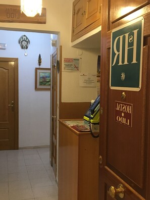 Entrada de la propiedad