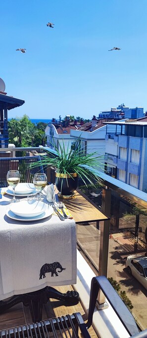 Kamer, 1 twee- of 2 eenpersoonsbedden | Terras