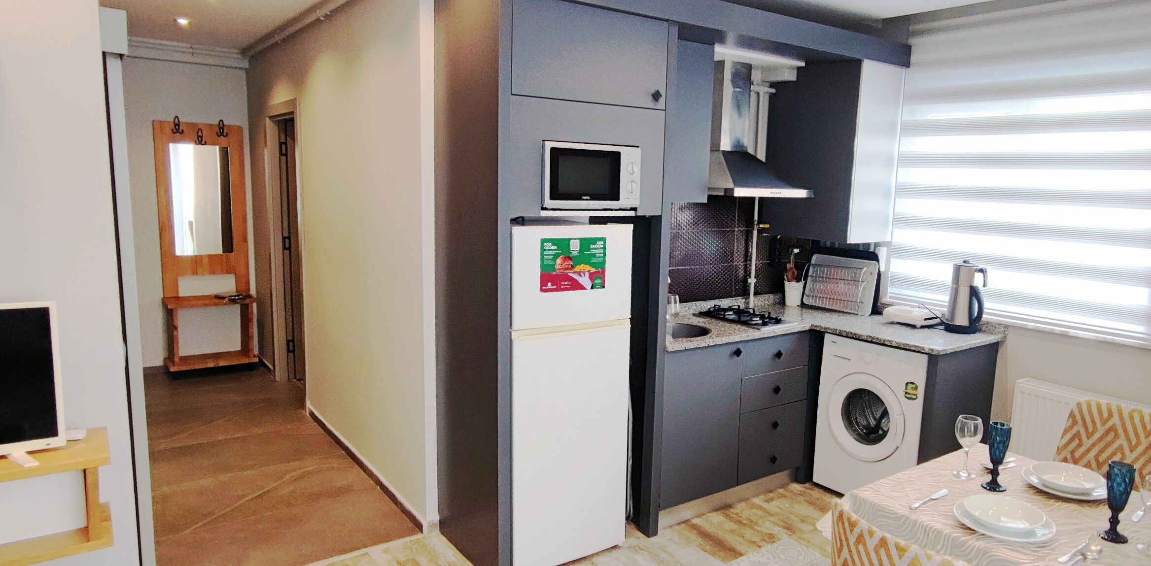 lux suite, 1 one bedroom apartment | private kitchen | fridge, microwave, stovetop, coffee/tea maker