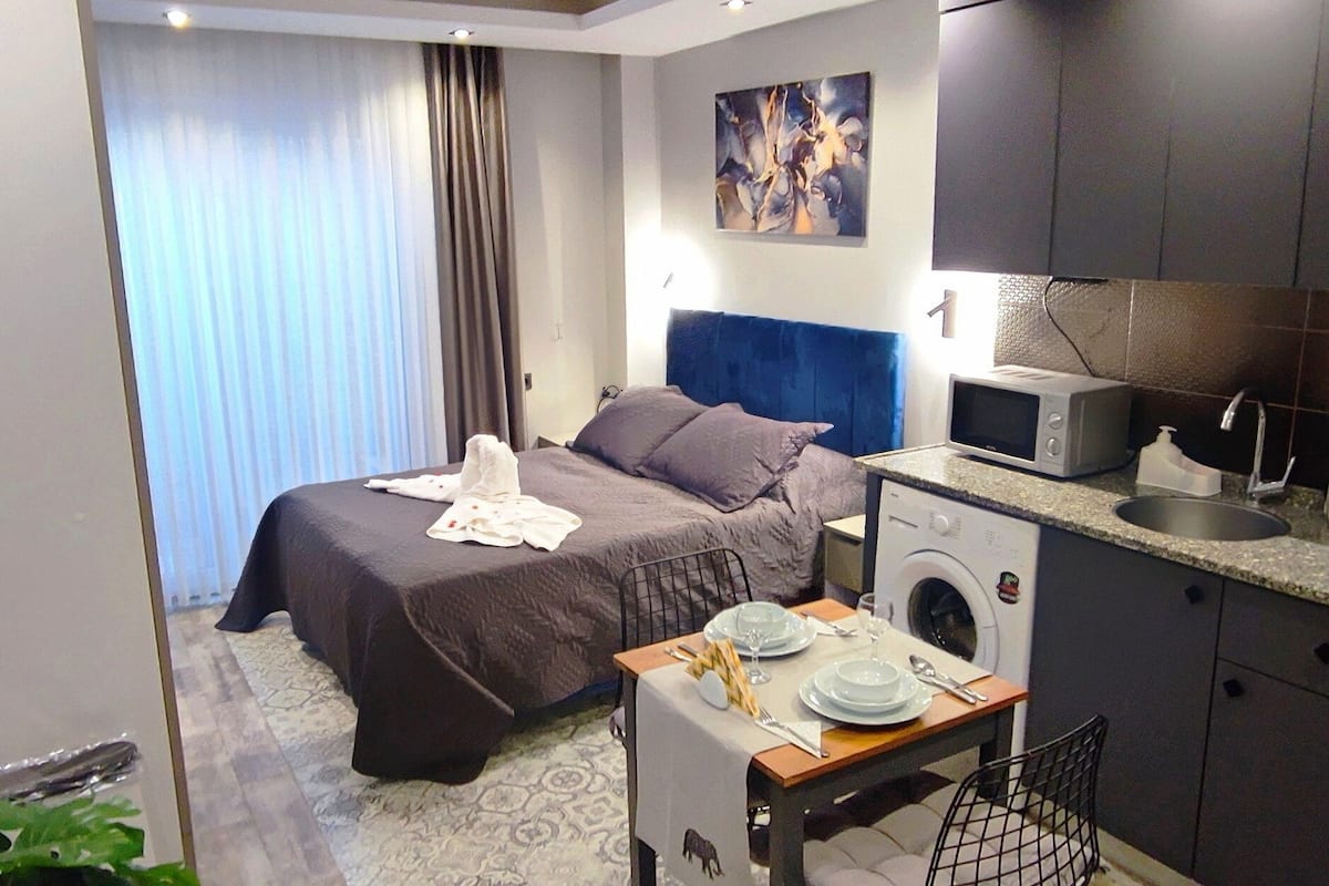 basement bodrum suite | premium bedding, in-room safe, desk, soundproofing