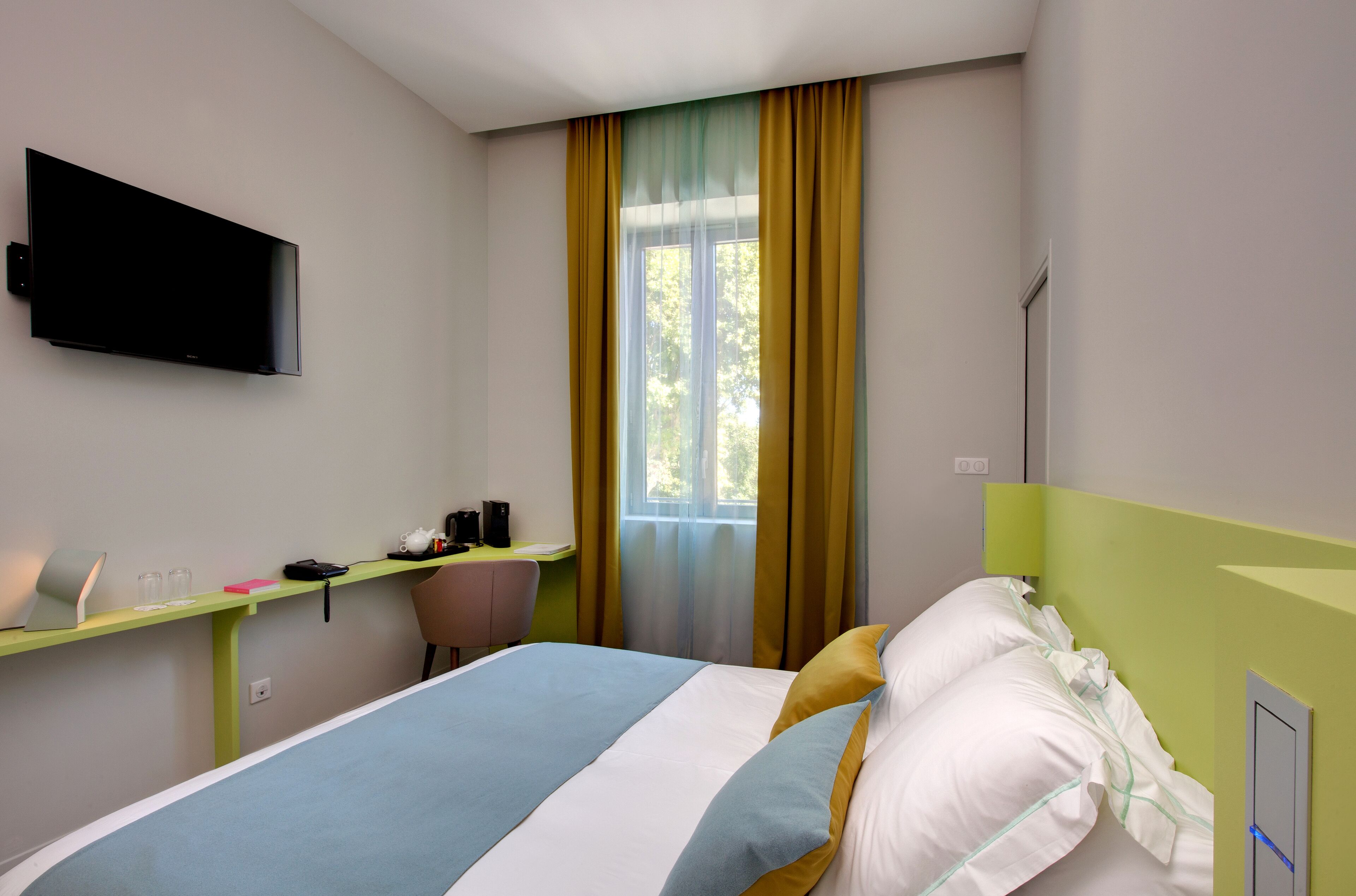comfort double room | premium bedding, free minibar, in-room safe, desk
