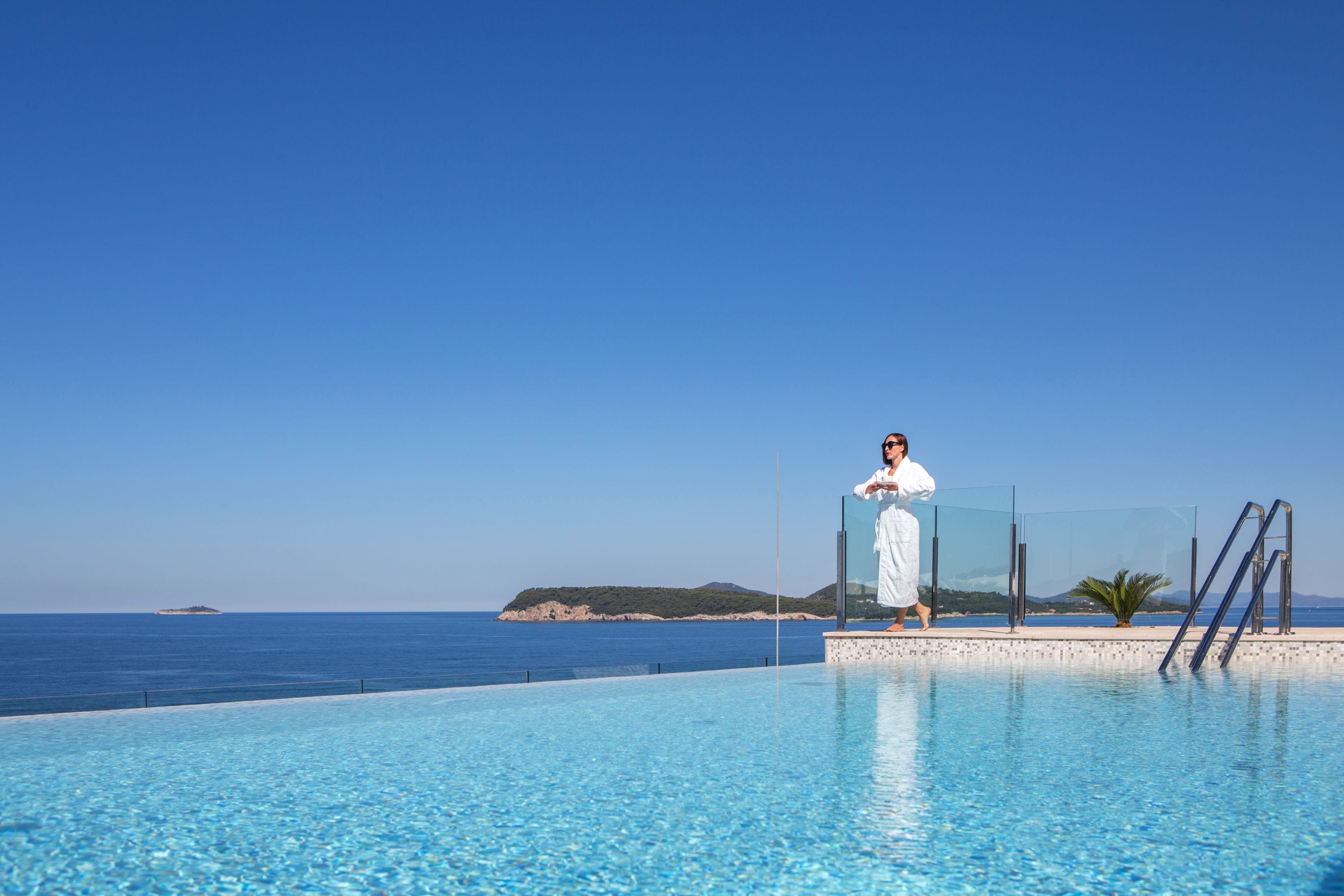 indoor pool, 2 outdoor pools, pool umbrellas, pool loungers