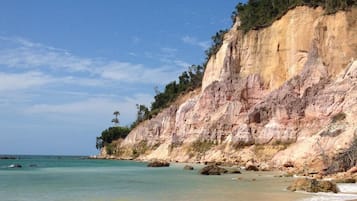 Vlak bij het strand