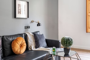 Apartment, 1 Bedroom, Balcony | Living area - La Mare by The Streets (Barcelona)