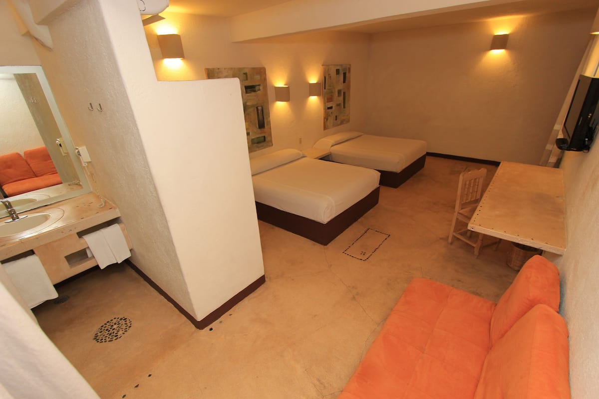 Double Room (with Sofa Bed) | 1 bedroom, iron/ironing board, free WiFi, bed sheets