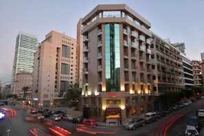 Façana frontal de l'allotjament