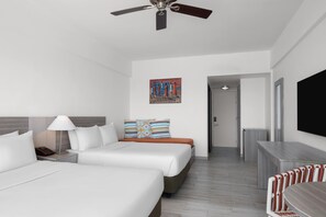 Room, 1 King Bed, Ocean View | In-room safe, desk, blackout drapes, iron/ironing board - Grand Decameron Cornwall Beach, A Trademark All-Inclusive Resort (Montego Bay)