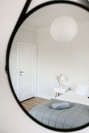 Doppel- oder Zweibettzimmer, Balkon, Bergblick | Individuell dekoriert, individuell eingerichtet, kostenloses WLAN