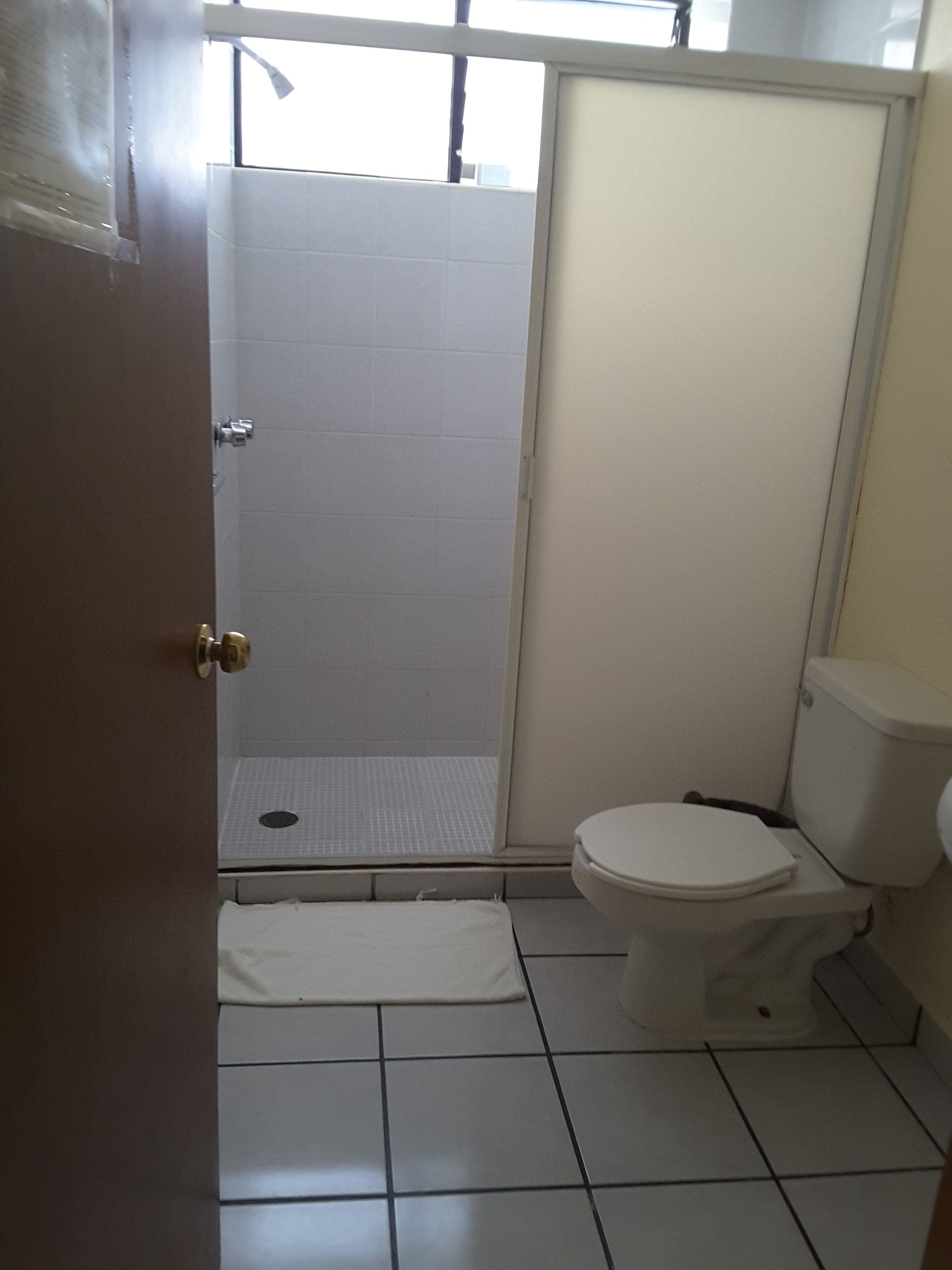 shower, designer toiletries, towels