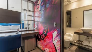 1 chambre, coffres-forts dans les chambres, bureau, rideaux occultants