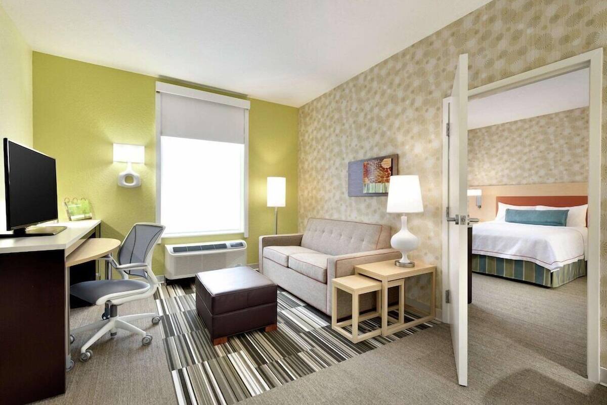 In-room safe, blackout curtains, iron/ironing board