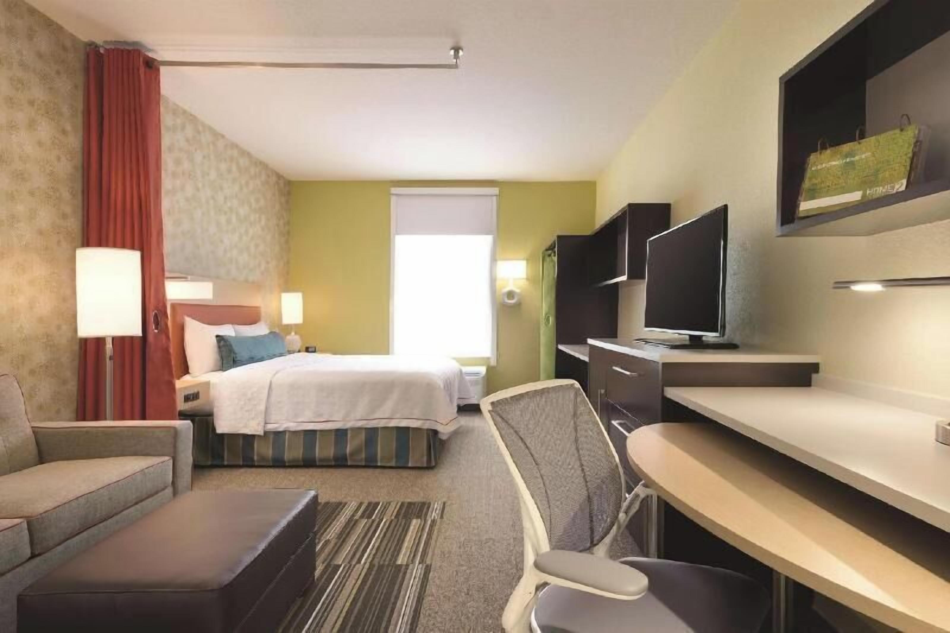 In-room safe, blackout curtains, iron/ironing board