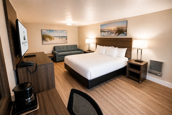 Room, 1 King Bed | Desk, laptop workspace, iron/ironing board (on request), WiFi (free)