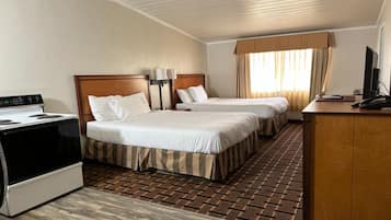 Desk, iron/ironing board, free WiFi, bed sheets