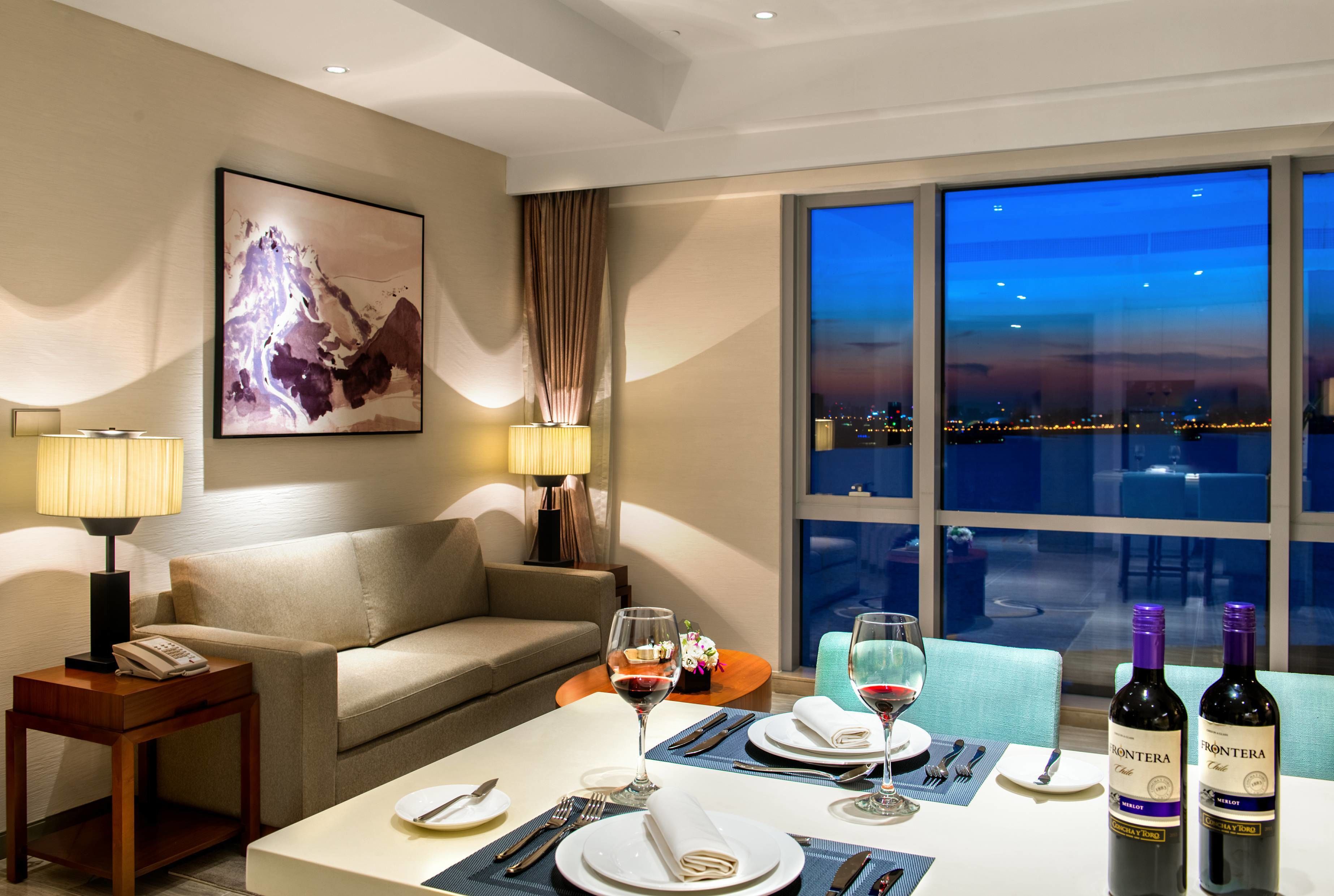 42-inch flat-screen tv with cable channels, tv