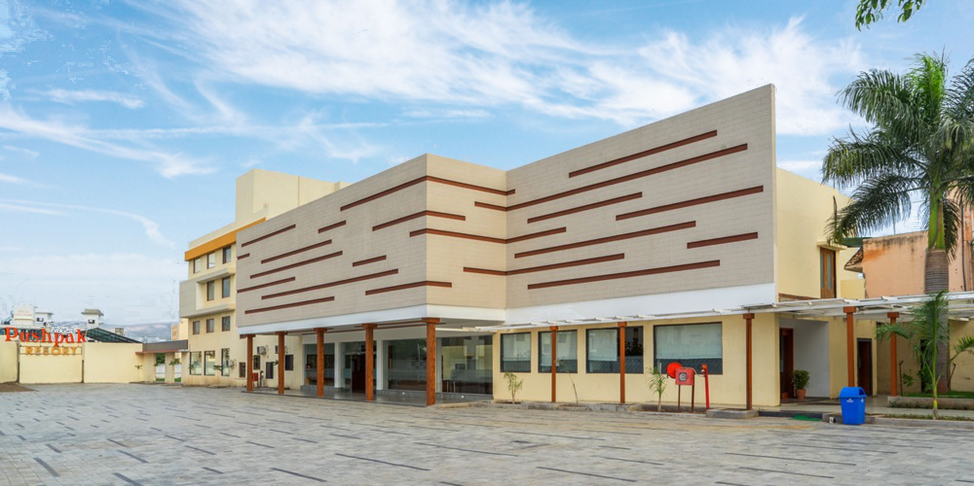 Fachada de la propiedad