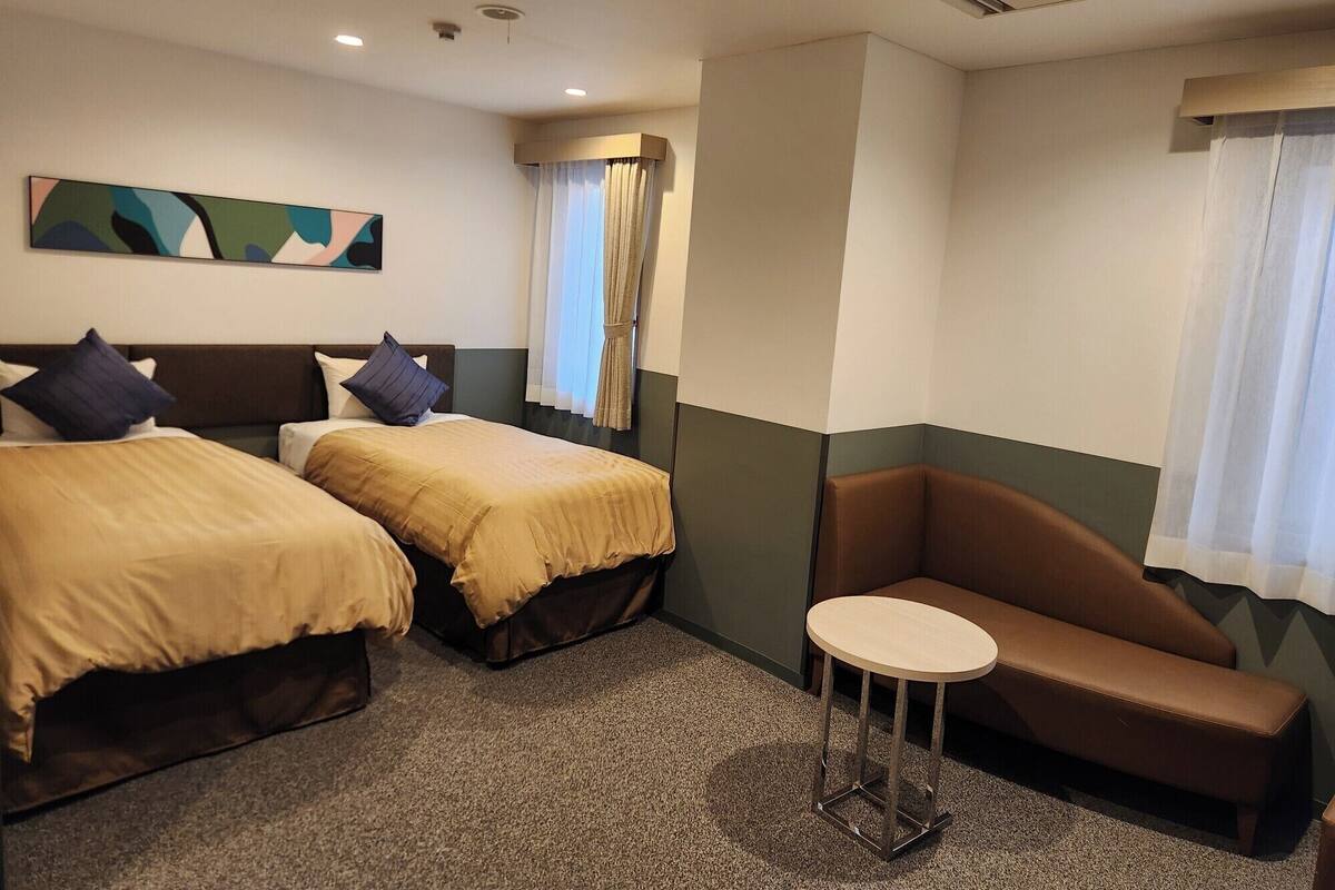 ห้องดีลักซ์ทวิน, ปลอดบุหรี่ | โต๊ะทำงาน, Wi-Fi ฟรี, ผ้าปูที่นอน