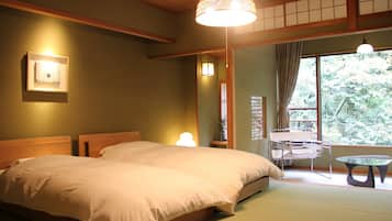 Japanese Style Twin Room, Non Smoking | Down duvets, in-room safe, individually decorated, free WiFi