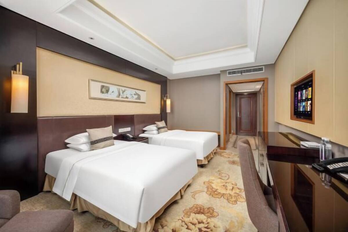 Ropa de cama de alta calidad y minibar