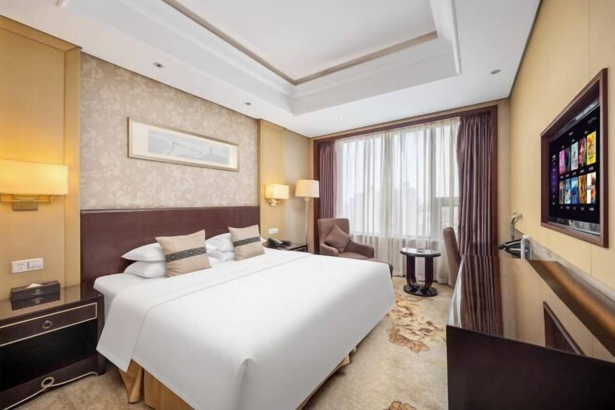 Ropa de cama de alta calidad y minibar