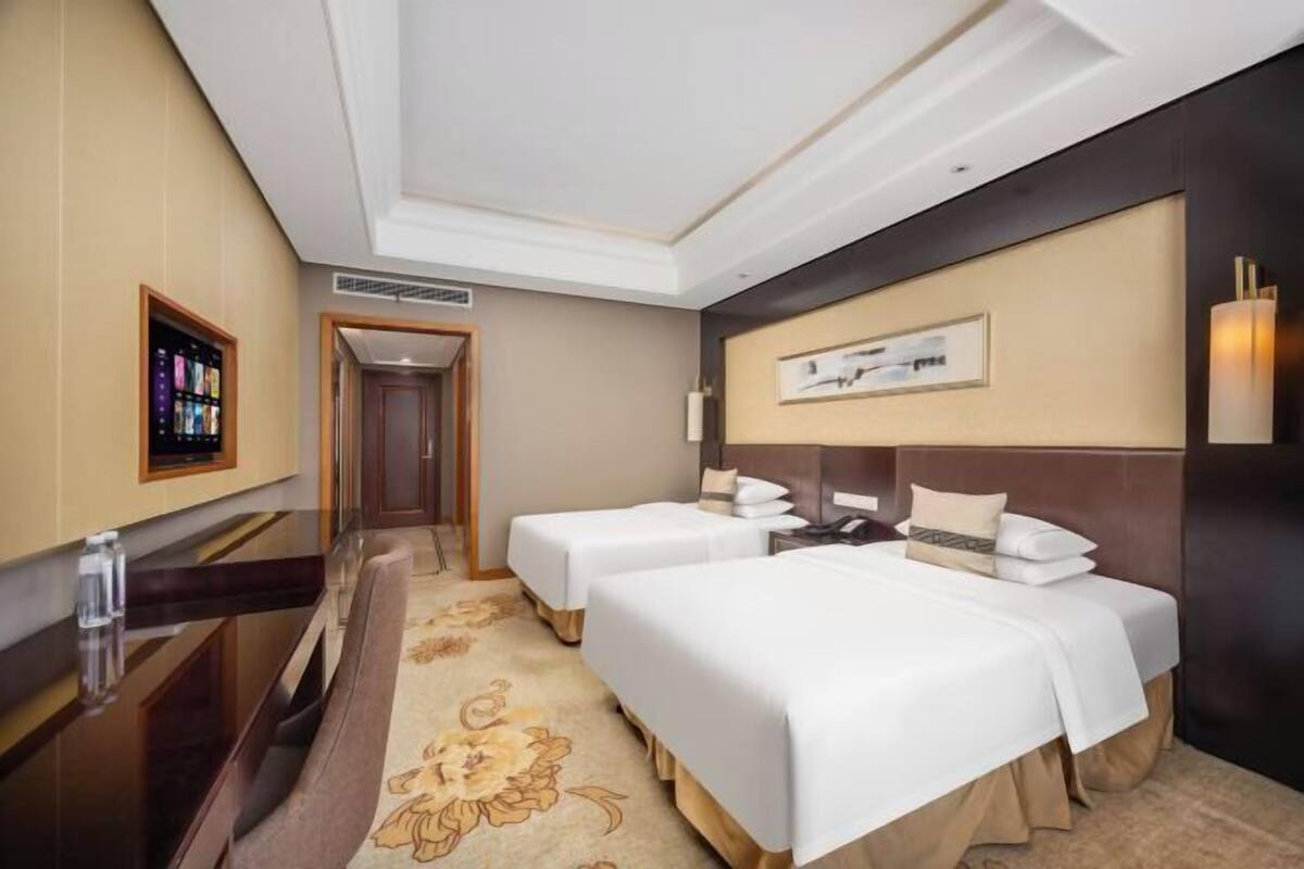 Ropa de cama de alta calidad y minibar