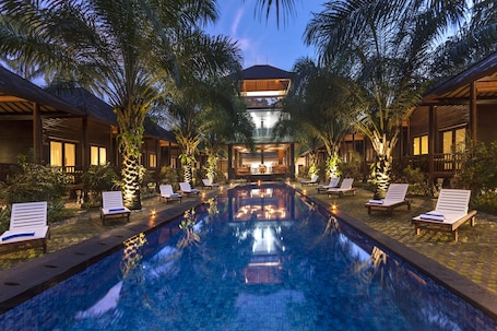 Outdoor pool, a natural pool. Coconut Boutique Resort