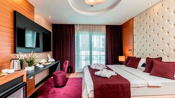 Minibar, laptop workspace, iron/ironing board (on request), free WiFi