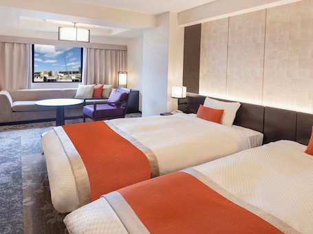 Executive Deluxe Twin Room | City view. Morioka Grand Hotel Annex