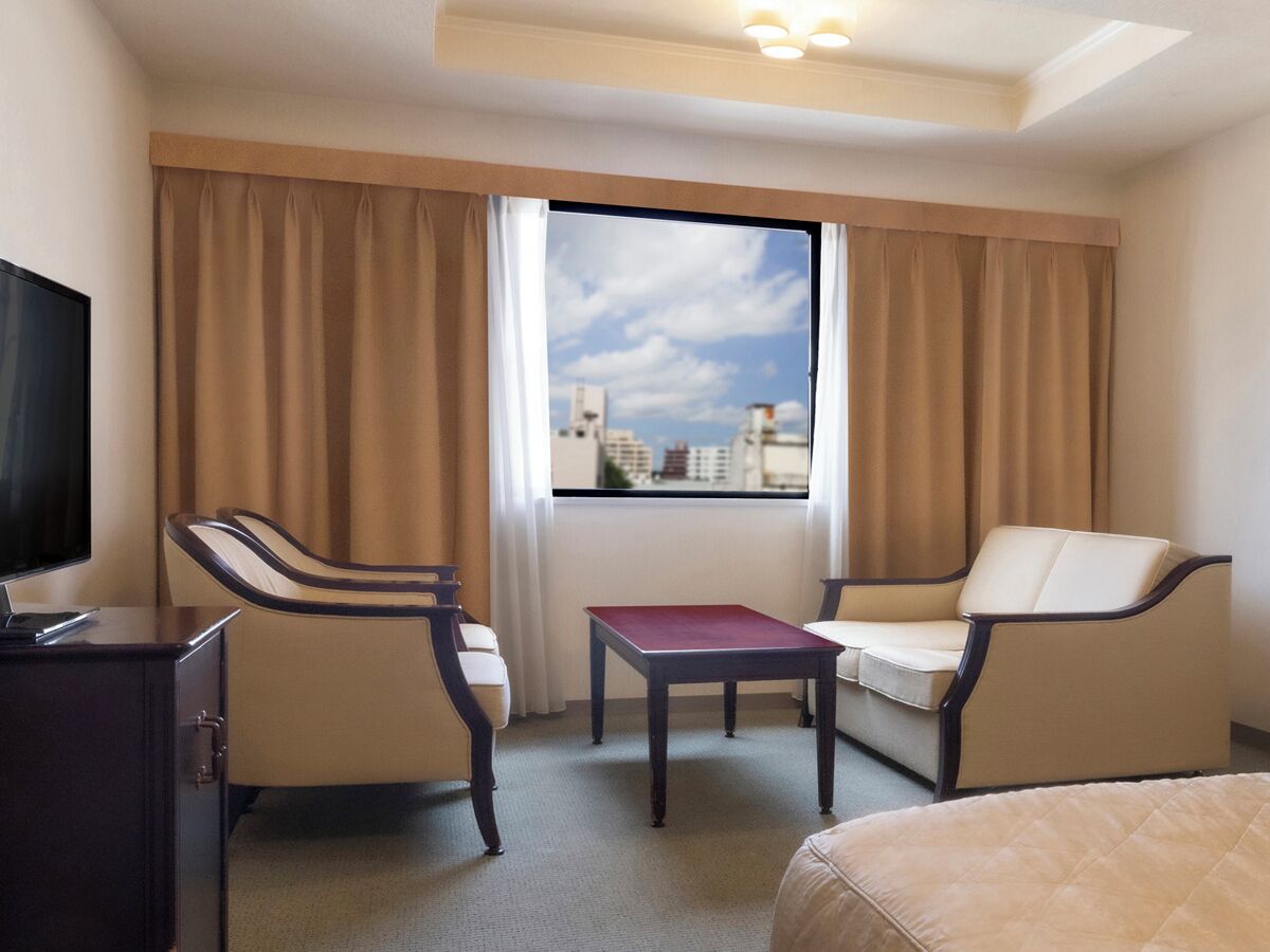 deluxe twin room | city view