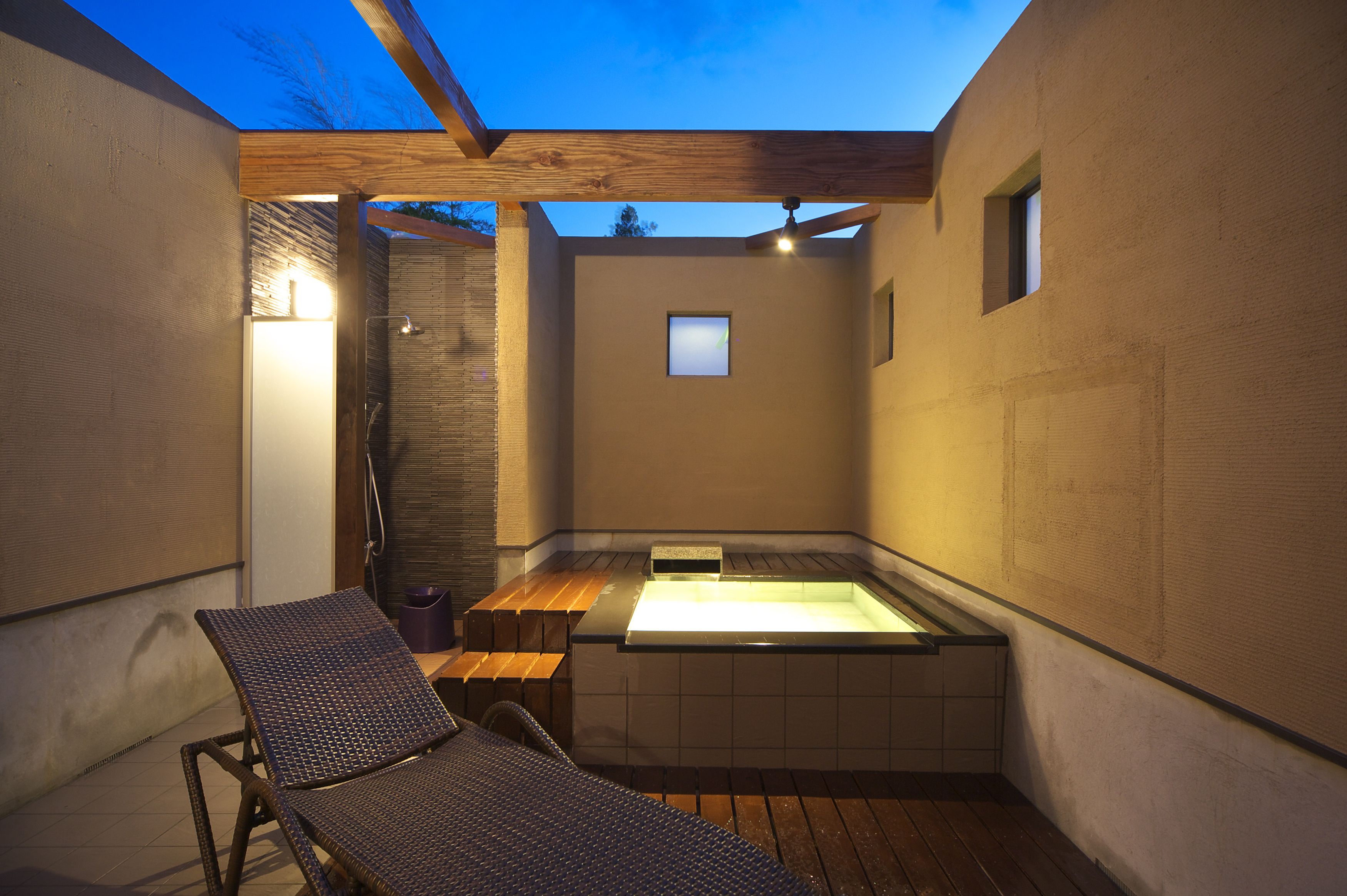 Habitación tradicional (Deluxe Japanese Style, Open-air Bath) | Terraza o patio