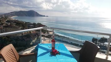 Blick von der Unterkunft