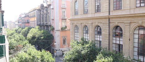 Udsigt fra overnatningsstedet