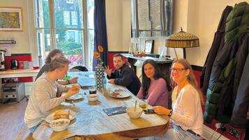 Free daily self-service breakfast