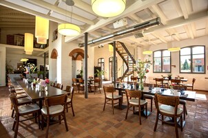 Lunch, dinner served; Regional cuisine, garden views 