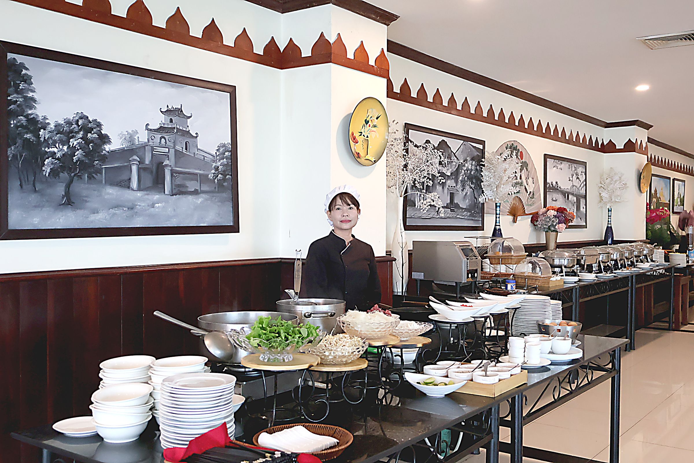 Breakfast buffet